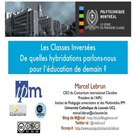 Les classes inversées. De quelles hybridations parlons-nous pour l’éducation ...