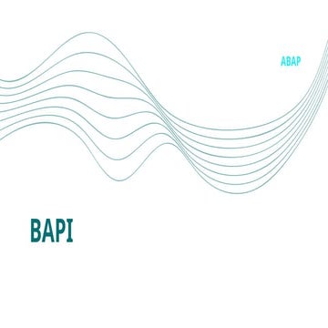 Bapi step-by-step | PDF