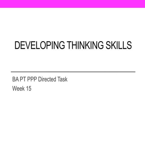 Ba pt ppp directed task week 15