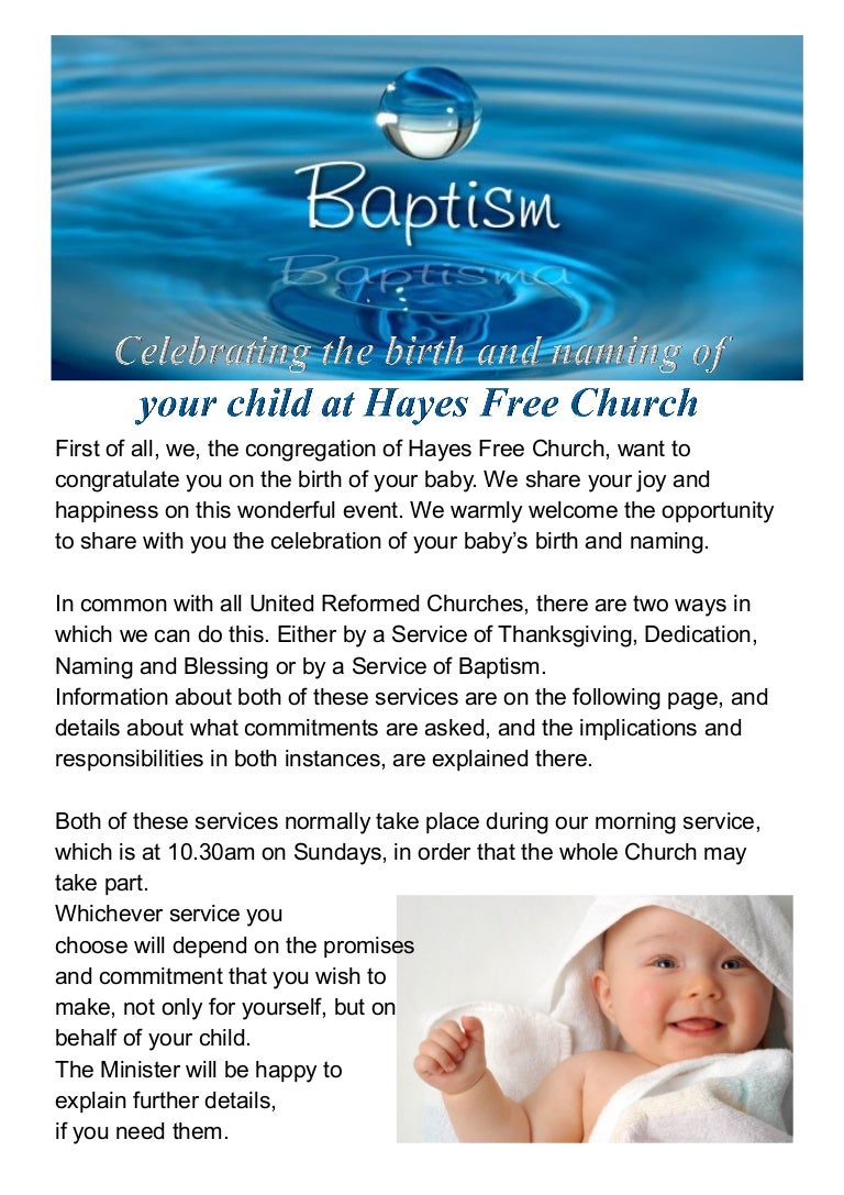 Baptism 2 pages.
