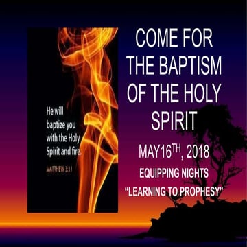 Baptism in the holy spirit