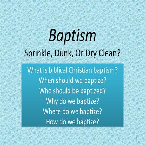 Baptism | PPTX
