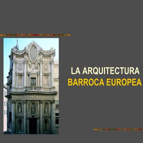 Arquitectura Barroca Europea