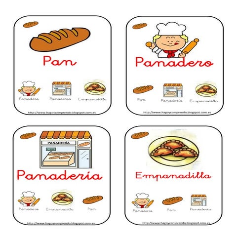 Baraja familias lexicas little