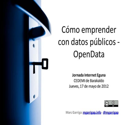 Cómo emprender a partir de datos públicos