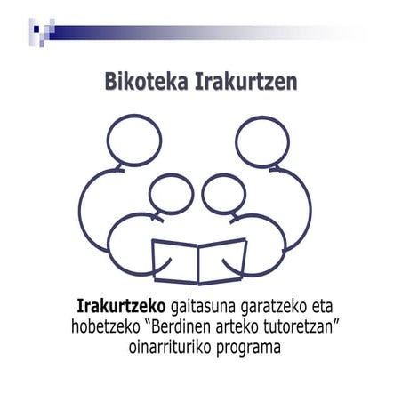 Bikoteka irakurtzen