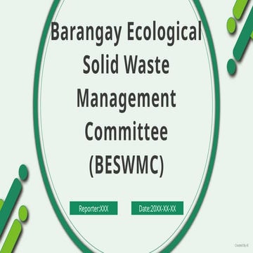 Barangay Ecological Solid Waste Management Committee (BESWMC).pptx