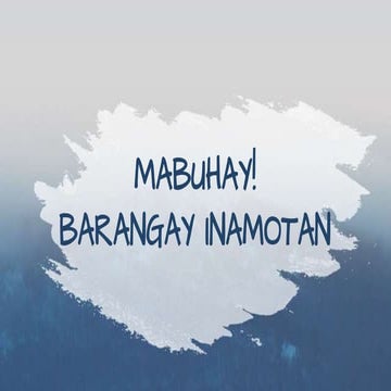 Barangay Inamotan