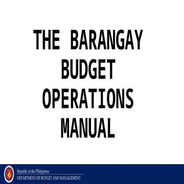 Barangay Local Government Unit | PPT