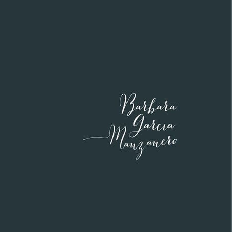 Barbara Garcia Manzanero portfolio