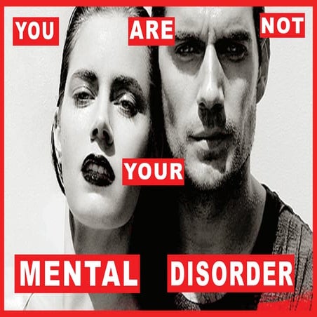 Barbara kruger style mental health poster 1