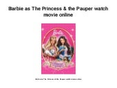 watch the princess and the pauper online free
