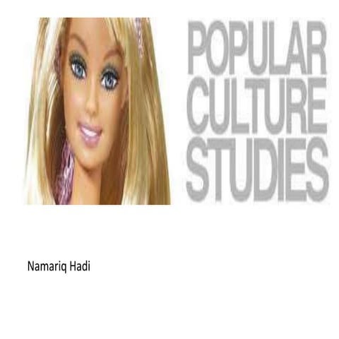 barbie as a popular culture