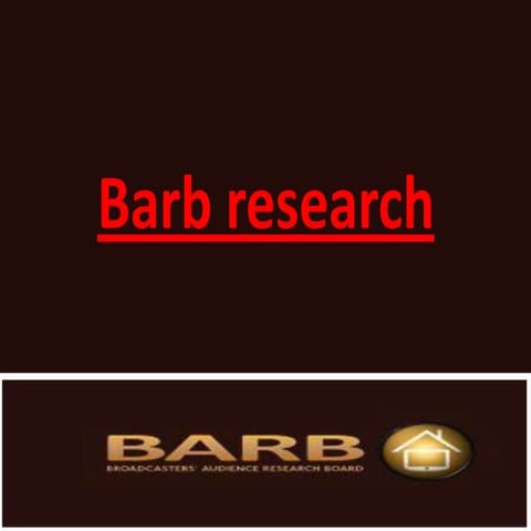 Barb research