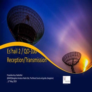 ES'HAIL 2/QO-100 Reception | PPTX