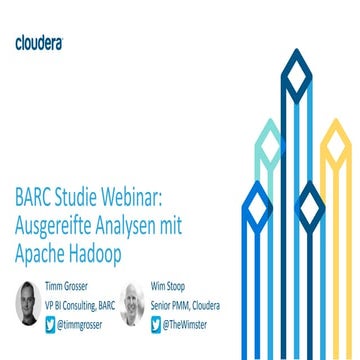 BARC Studie Webinar: Ausgereifte Analysen mit Apache Hadoop