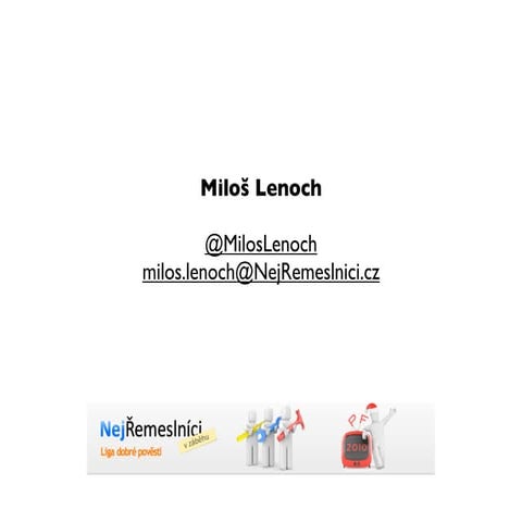 Barcamp GoogleMaps - praktické ukázky kódu