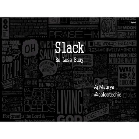 Using Slack For Internal Communications