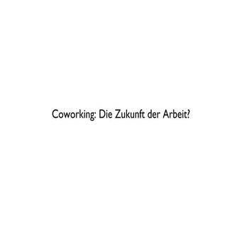 Coworking - Barcamp Darmstadt