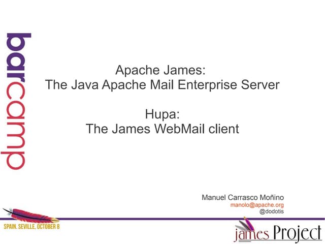 Apache James/Hupa & GWT
