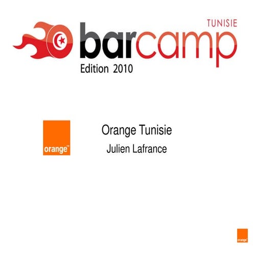Barcamp tunisie edition 2010 mobilite