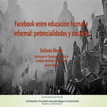 Facebook entre educación formal e informal: potencialidades y desafíos