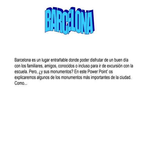 Mi ciudad: Barcelona 2