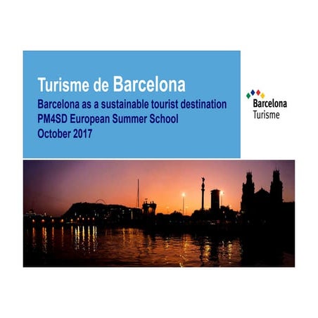 Barcelona as a sustainable tourist destination albert de_gregorio