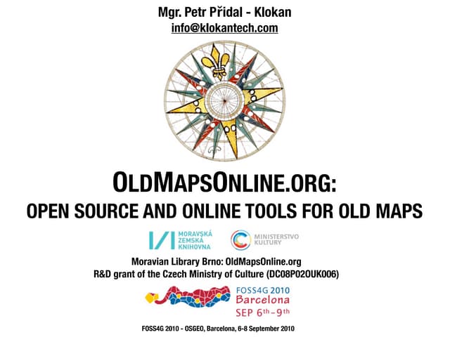 OldMapsOnline.org: Open Source &amp; Online Tools for Old Maps