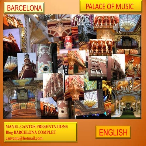 BARCELONA 52 PALACE OF MUSIC - ENGLISH