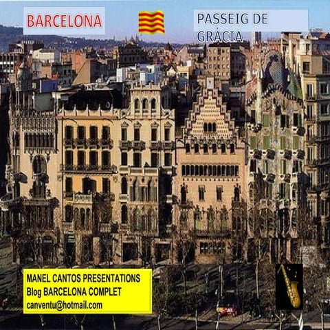 Barcelona, Passeig de Gràcia