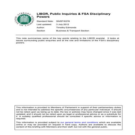 Barclays Libor Scandal