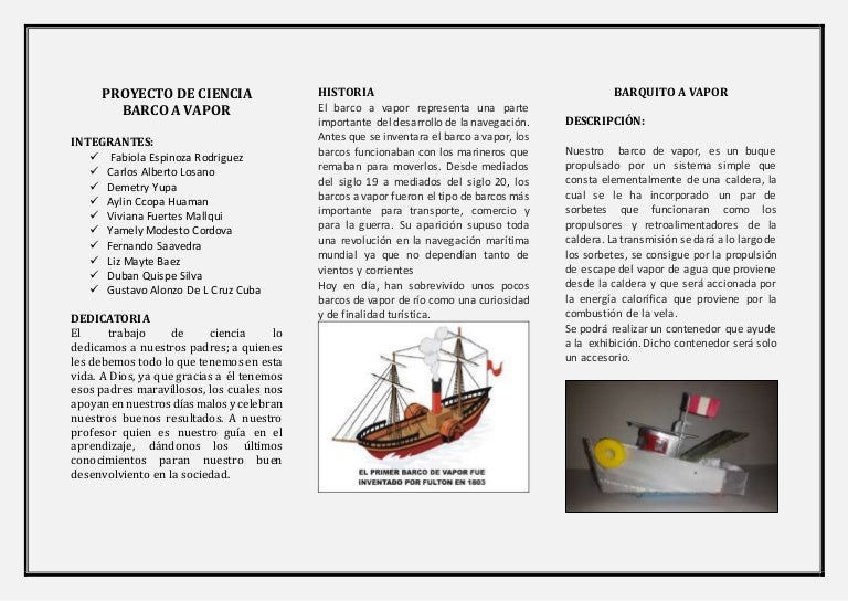 Barco a vapor