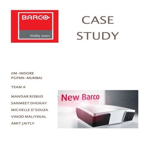 Barco case study team a final