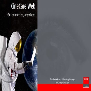 Barco CineCare Web