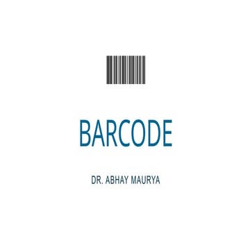 The Application of Barcode in library...