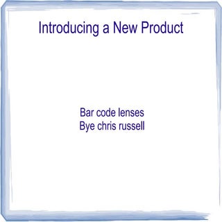 Bar code lenses