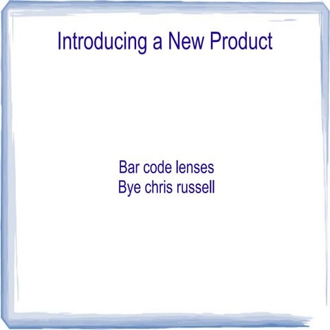 Bar code lenses