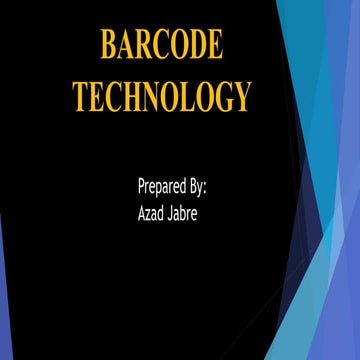 Bar code technology Kurdish Seminar By Teacher Azad Jabre