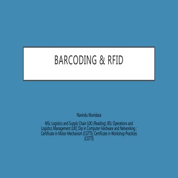 Barcoding & RFID