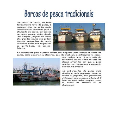 Traditional fishing boats