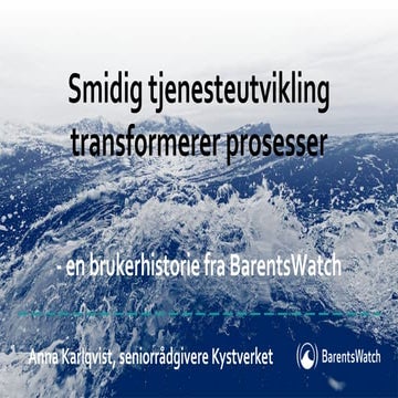 Smidig tjenesteutvikling transformerer prosesser