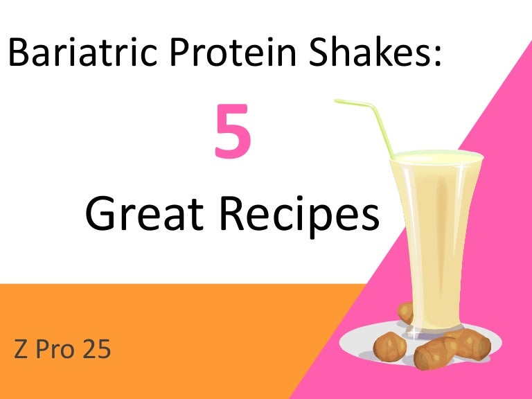 Bariatric Protein Shakes 5 Great Recipes