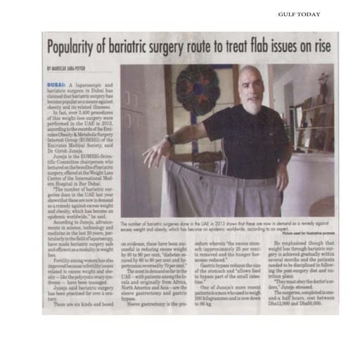 Popularity of Bariatric surgery in Dubai- Weight loss surgery dubai