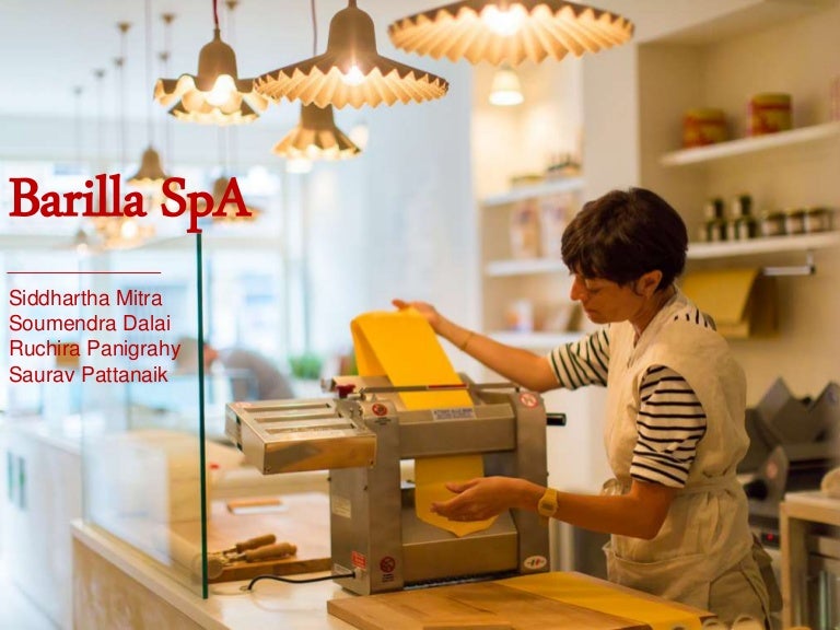 Barilla spa case study analysis essay image