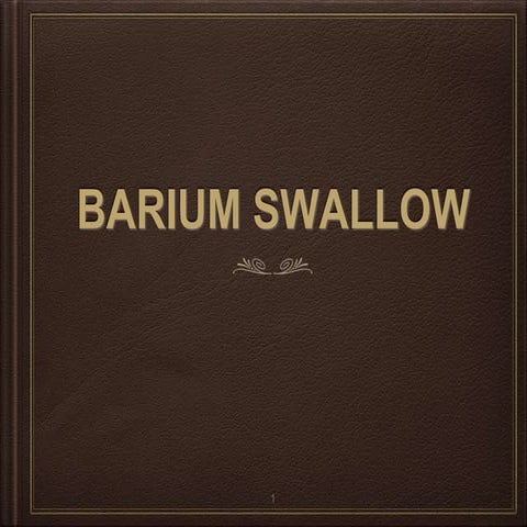 Barium swallow,,