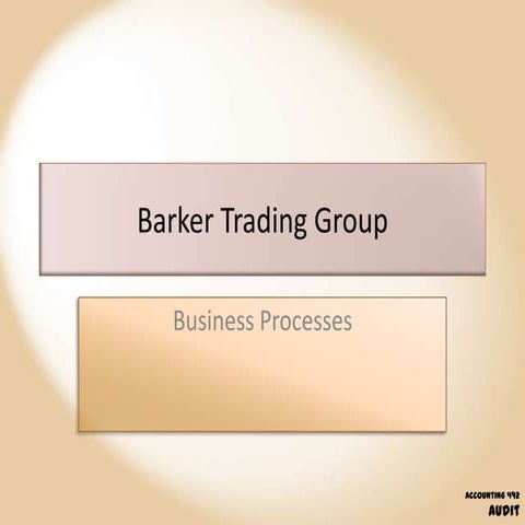 Barker trading group