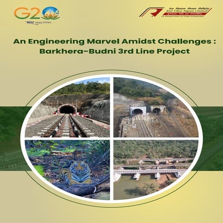 Barkhera Budhni 3rd Line Project of WC Railway having large non. of technical challenges