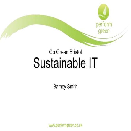 Barney Smith - Perform Green 
