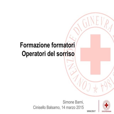 Formazione formatori Operatori del sorriso